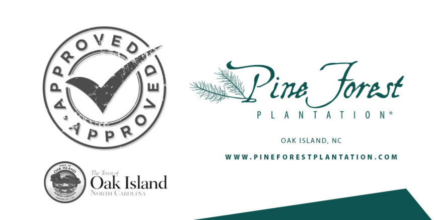 The Town of Oak Island approves planned community Pine Forest Plantation.