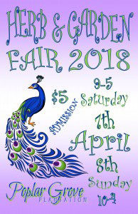 Herb and Garden Fair 2018 Poster